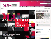 Tablet Screenshot of cnc.fr